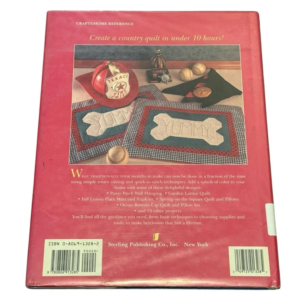 Speed Quilting Cheryl Fall Hardcover Quilting‎ Book Rotary Cutting Projects